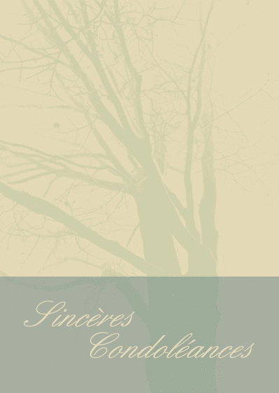 Condol&eacute;ances d'hiver
